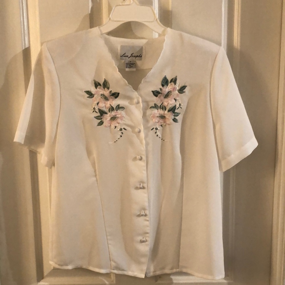 Beautiful Vintage Lisa Josephs Dress Shirt